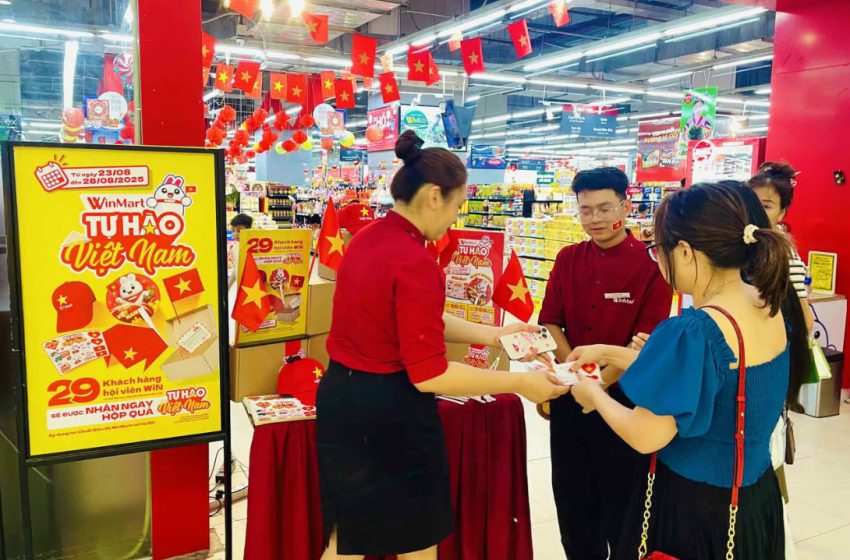  Chuỗi WinMart Rực Rỡ Sắc Đỏ, Tôn Vinh Hàng Việt Mùa Quốc Khánh